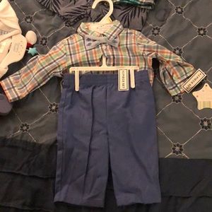 2 piece boy  dress shirt and pants